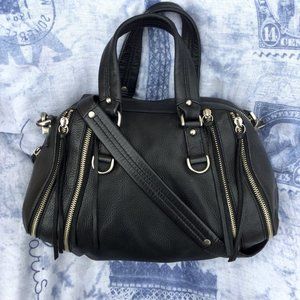 Botkier Howard Street Black Leather Satchel